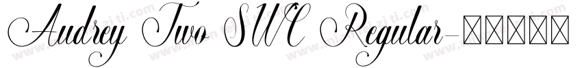 Audrey Two SWC Regular字体转换